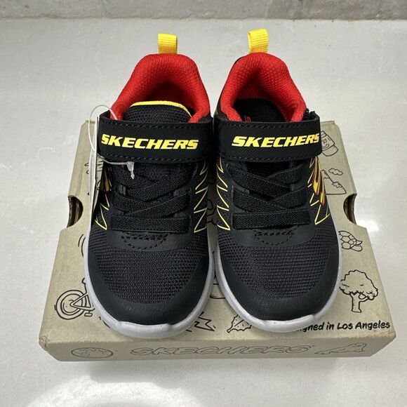 Skechers Microspec - Texlor PS Boys Shoes Size 6 NIB - Picture 1 of 5
